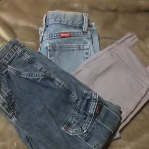 Boys  Wrangler size 7 slim jeans lot